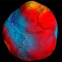 Mapa de gravidade mostra a Terra parecida com uma batata