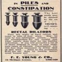 Dilatadores retais: um raro dispositivo médico dos anos 20