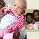 Casal negro tem filha loira de olhos azuis. Genética e mutação podem explicar