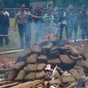 Polícia da Indonésia deixa cidade “chapada” após queimar 3 toneladas de maconha