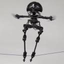 Robô bípede/híbrido drone pode andar, voar e andar de skate