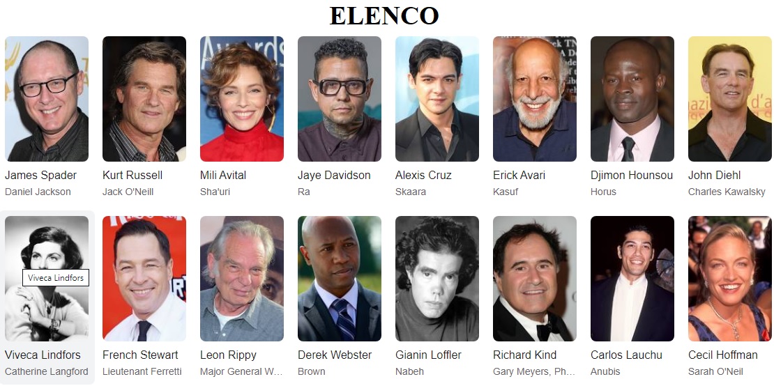 Stargate elenco