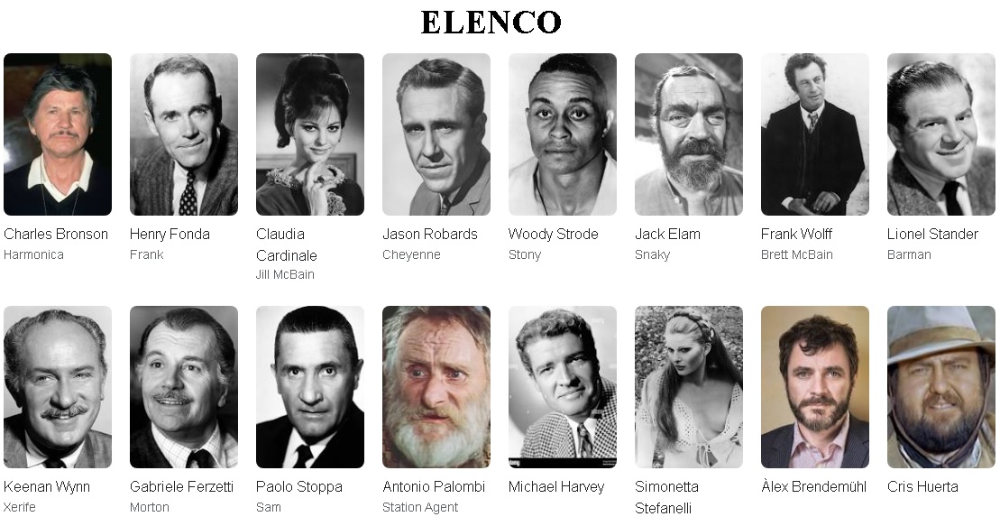 Era uma vez no oeste elenco
